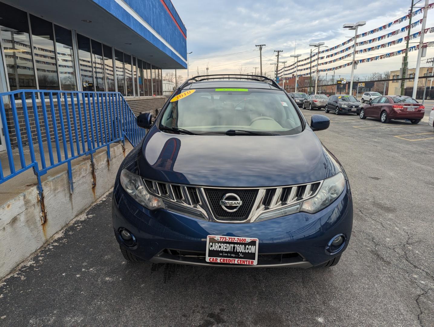 2010 BLUE Nissan Murano LE AWD (JN8AZ1MWXAW) with an 3.5L V6 DOHC 24V engine, CVT transmission, located at 7600 S Western Ave., Chicago, IL, 60620, (773) 918-3980, 0.000000, 0.000000 - Photo#2